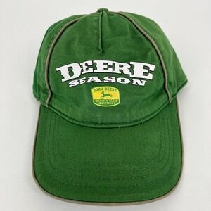 John Deere Season Green Snapback Hat Mens Adjustable Cotton Baseball Cap